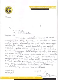 Manjappada member's apology to CK Vineeth